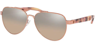 Tory Burch TY 6070 women Rose gold Pilot Sunglasses