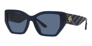 Tory Burch TY 7187U women Blue Geometric Sunglasses