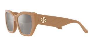 Tory Burch TY 7187U women Brown Geometric Sunglasses