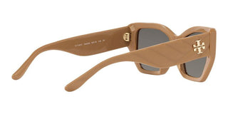 Tory Burch TY 7187U women Brown Geometric Sunglasses