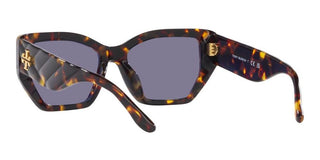 Tory Burch TY 7187U women Brown Geometric Sunglasses