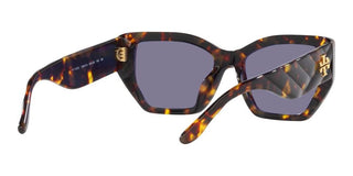 Tory Burch TY 7187U women Brown Geometric Sunglasses