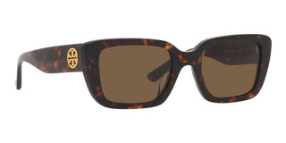 Tory Burch TY 7190U women Brown Geometric Sunglasses