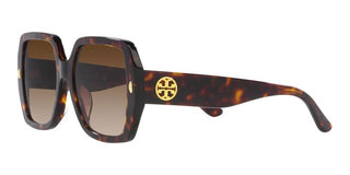 Tory Burch TY 7191U women Brown Geometric Sunglasses