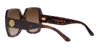 Tory Burch TY 7191U women Brown Geometric Sunglasses