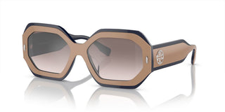 Tory Burch TY 7192U women Brown Geometric Sunglasses