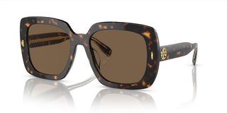 Tory Burch TY 7193U women Brown Squared Sunglasses