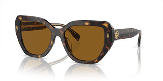 Tory Burch TY 7194U women Brown Cat Eye Sunglasses