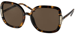 Tory Burch TY 9063U women Havana Butterfly Sunglasses