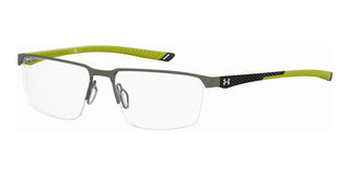 Under Armour UA 5049/G men Green Squared Eyeglasses