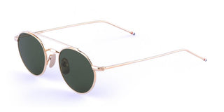 Thom Browne UES101A-G0001 men Gold Oval Sunglasses