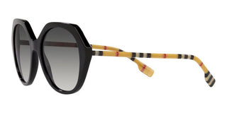 Burberry VANESSA BE 4375 women Black Geometric Sunglasses