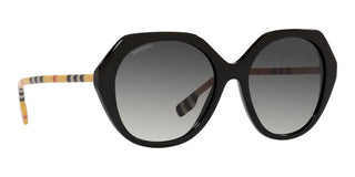 Burberry VANESSA BE 4375 women Black Geometric Sunglasses