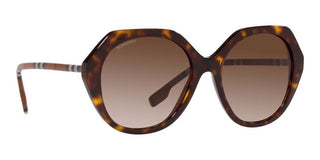 Burberry VANESSA BE 4375 women Havana Geometric Sunglasses