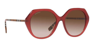 Burberry VANESSA BE 4375 women Red Geometric Sunglasses