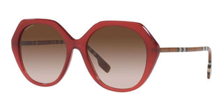 Burberry VANESSA BE 4375 women Red Geometric Sunglasses