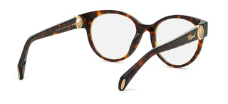 Chopard VCH350S women Havana Round Eyeglasses