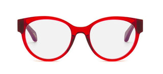 Chopard VCH350S women Red Round Eyeglasses