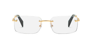 Chopard VCHG57 unisex Gold Geometric Eyeglasses