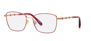 Chopard VCHG65S women Red Geometric Eyeglasses