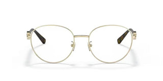 Versace VE 1273D women Gold Oval Eyeglasses