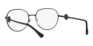 Versace VE 1288 women Black Round Eyeglasses