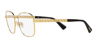 Versace VE 1290 men Gold Squared Eyeglasses