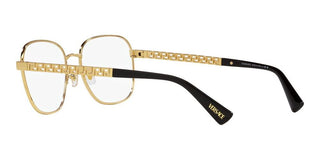 Versace VE 1290 men Gold Squared Eyeglasses