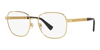 Versace VE 1290 men Gold Squared Eyeglasses