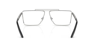 Versace VE 1295 men Silver Rectangle Eyeglasses