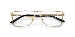 Versace VE 1295 men Gold Rectangle Eyeglasses