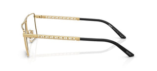 Versace VE 1295 men Gold Rectangle Eyeglasses