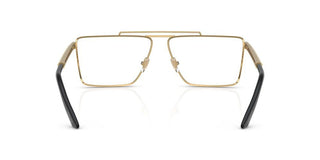 Versace VE 1295 men Gold Rectangle Eyeglasses