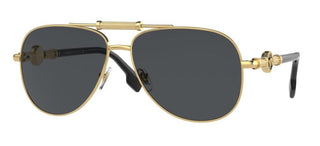 Versace VE 2236 unisex Gold Pilot Sunglasses