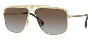 Versace VE 2242 men Gold Pilot Sunglasses