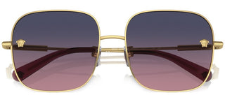 Versace VE 2246D women Gold Oversize Sunglasses