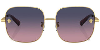 Versace VE 2246D women Gold Oversize Sunglasses