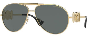 Versace VE 2249 unisex Gold Pilot Sunglasses