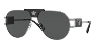 Versace VE 2252 men Ruthenium Squared Sunglasses