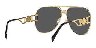 Versace Ve 2255 Unisex Gold Visor Sunglasses