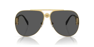 Versace Ve 2255 Unisex Gold Visor Sunglasses