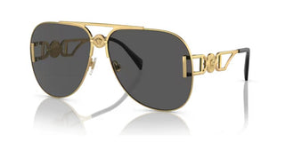 Versace Ve 2255 Unisex Gold Visor Sunglasses