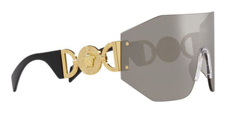 Versace VE 2258 unisex Gold Shield Sunglasses