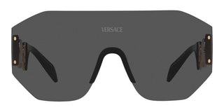 Versace VE 2258 unisex Gold Shield Sunglasses