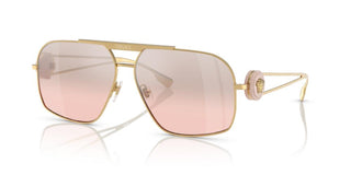 Versace VE 2269 men Gold Pilot Sunglasses