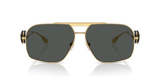 Versace VE 2269 men Gold Pilot Sunglasses