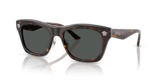 Versace VE 2272 men Havana Visor Sunglasses