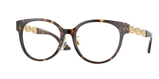 Versace VE 3302D women Havana Geometric Eyeglasses