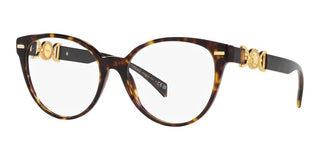 Versace VE 3334 women Havana Geometric Eyeglasses