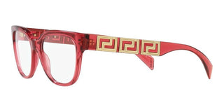 Versace VE 3338 women Red Squared Eyeglasses